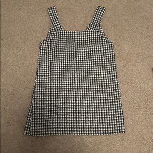 SHEIN Monochrome Checkered Fabric